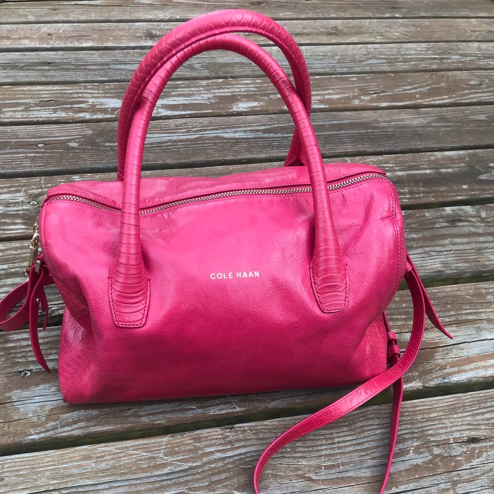 Cole Haan pink leather purse